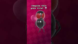 Imagine this goes viral 😳 foryou fly dance meme funny animation crazyfly [upl. by Eniamart]