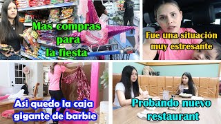 Lo que me paso ahora🤦🏻‍♀️😰Grabe por 4 dias en este vlog🫢Asi quedó la caja de barbie gigante🩷 [upl. by Akinak]