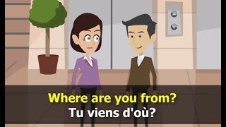 apprendre langlais conversation  leçon 1 [upl. by Leaw]