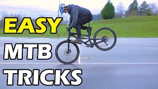 5 Easy Mountain Bike Tricks For Beginners [upl. by Salis474]