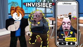 INVISIBLE SNAPCHAT ROBLOX TROLLING LifeTogether 🏠 RP [upl. by Bale]