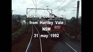 Working coalie HK38 from Hartley Vale to Auburn 1992 [upl. by Mallory405]