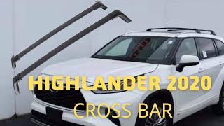 Install Cross Bars for 2020 2021 Toyota Highlander XLE amp Limited amp Platinum [upl. by Nathalia527]