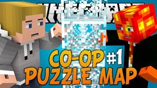 MINECRAFT COOP PUZZLE MAP PART 1 quotLONG HAIR DONT CAREquot wPreston [upl. by Herb305]