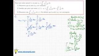 suite définie par une intégrale un∫11x2dx entre 0 et n  important BAC terminale S maths [upl. by Hands103]