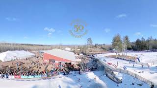 Birkie 2024 360 Startline Flyover [upl. by Anerb]