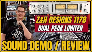 ZampH DESIGNS 1178 Compressor  Limiter  Demo [upl. by Silado]