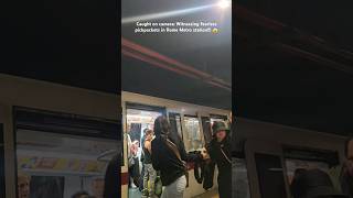 😱 Caught on camera Shameless pickpockets in Rome Metro station Pickpocket Roma Viral Trending [upl. by Zachariah401]