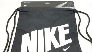 Nike Young Athletes Graphic Gym Sack Black amp White [upl. by Jerz381]