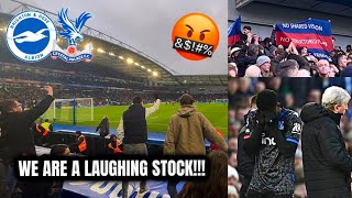 BRIGHTON 41 CRYSTAL PALACE VLOG 2324  CRYSTAL PALACE A CLUB IN CRISIS🤬 SACKHODGSON PARISHOUT [upl. by Nodnal]