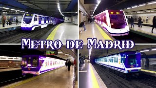 Metro de Madrid  Todas las Líneas  ACC84 [upl. by Oicnerual]