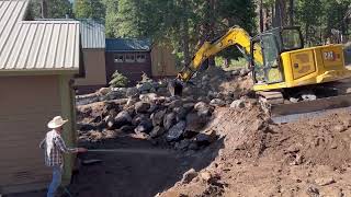 A typical day as a contractor in Mammoth Lakes 🦣 elevated construction [upl. by Wershba]