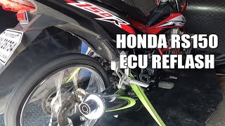 Rs150 Stock ECU Remap Dyno Tuning [upl. by Teiluj654]