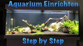 Juwel Aquarium Rio 240l einrichten Step by Step [upl. by Mert]