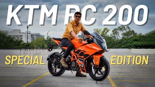 2023 KTM RC 200  Moto GP Special Edition  Ride Review [upl. by Matuag]