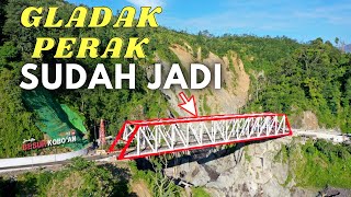 Jembatan GLADAK PERAK SUDAH JADI  MALANGLUMAJANG Teruhubung Kembali [upl. by Chaves]