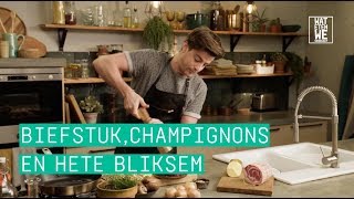 24Kitchen  Wat Eten We Vandaag Afl 16 Hugo’s biefstuk met gebakken champignons en hete bliksem [upl. by Rudd]