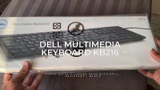 Dell Multimedia keyboard KB216 [upl. by Schulman]