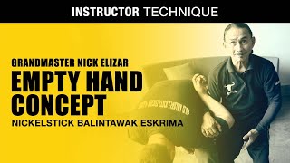 EMPTY HAND SELF DEFENSE with GM NICK ELIZAR of NICKELSTICK BALINTAWAK  Filipino Martial Arts [upl. by Theran309]