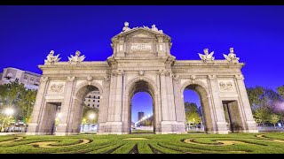 Puerta de Alcalá Madrid España Full HD 60fps [upl. by Ahsetan]