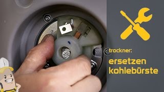 Ersetzen der Kohlebürste Ihres Trockners  Das Ersatzteilecenterde Verfahren [upl. by Kcyred637]