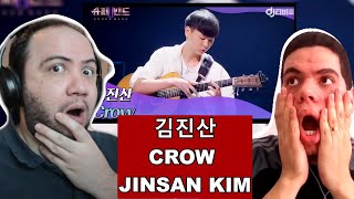 AMAZING GUITARIST 김진산  Crow ♬ Jin San Kim｜슈퍼밴드2  TEACHER PAUL REACTS [upl. by Itirahc]