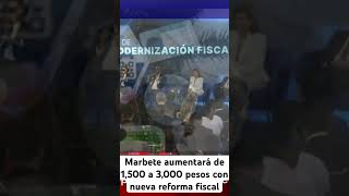 Marbete aumentará de 1500 a 3000 pesos con nueva reforma fiscal [upl. by Hobbie]