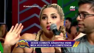 En Combate Perú hablan sobre Mica Viciconte 25112016 [upl. by Eetnwahs353]