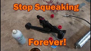 How to Fix Polyurethane Bushing Squeak Permanently [upl. by Gweneth167]