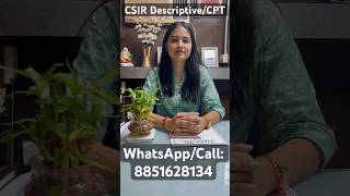 CSIR ASOSO DescriptiveCPT Exam Pattern and syllabus  Vyasa IAS [upl. by Ainer]