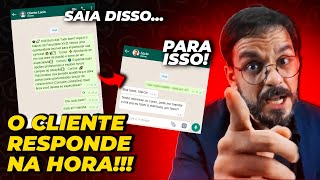 O que fazer para o cliente me responder no WhatsApp [upl. by Ennairod]