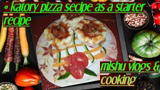 katory pizza recipe starter pizza ek alg andaz mn bnaen by mishu vlogsamp cooking [upl. by Ettezzus]