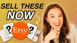 8 UNIQUE Etsy digital products to sell online 💸 unsaturated digital product niches [upl. by Wolram707]