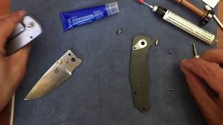 Disassembly and maintenance of the Fox Knives Tur [upl. by Edac]