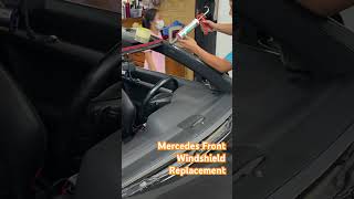 Mercedes Benz w207 e250 windshield replacement mercedes windshield [upl. by Liponis836]