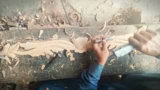 last design wood carving hand working design carving [upl. by Sandor]