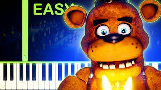 FREDDY  CG5 MatPat Black Gryph0n  EASY Piano Tutorial [upl. by Anaehr127]