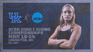 NCAA Diving Zone C  Womens 1M [upl. by Lleinnad]