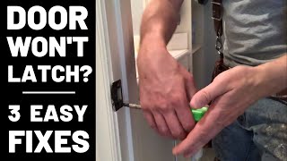 Door Won’t Latch—3 Easy Fixes [upl. by Adnilram]