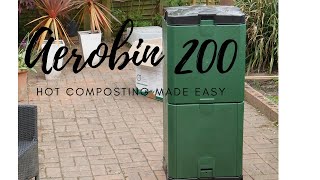 Easy to Assemble Aerobin 200 Composter [upl. by Ful]