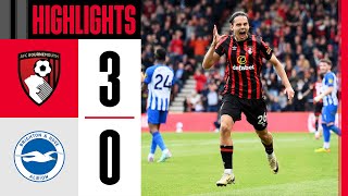 DOMINANT Cherries victory to SMASH Premier League points record  AFC Bournemouth 30 Brighton [upl. by Ielhsa]