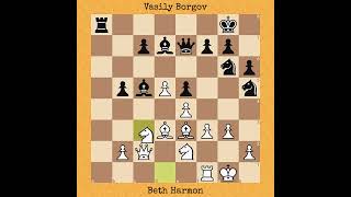 Beth Harmon vs Vasily Borgov  Final Game I Netflixs Queens Gambit chess queengambit [upl. by Larual]