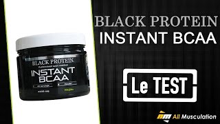 Test amp Avis  Instant BCAA  Black Protein [upl. by Puff]