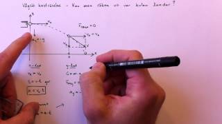 Vågrät kaströrelse Teori [upl. by Acassej]