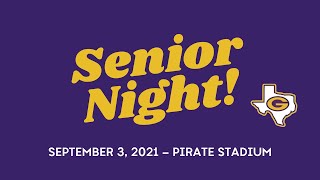 Granbury High School Senior Night  September 3 2021 [upl. by Ylrbmik]