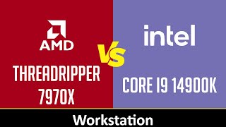 THREADRIPPER 7970X vs CORE I9 14900K [upl. by Norby238]