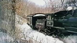 Polson Logging Company 282 2 Mid Continent Railway Museum Snow Train 2000 [upl. by Elianora]