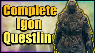 Elden Ring  How to Complete Igon Questline  Summon Sign and Greatbow [upl. by Ezarras570]