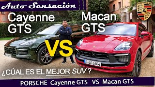 Comparativa Porsche Macan GTS 2022 vs Porsche Cayenne GTS 2022  ¿Cúal es el mejor SUV Porsche [upl. by Adham]