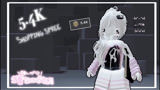 54K roblox shopping spree  cwute [upl. by Franciskus]